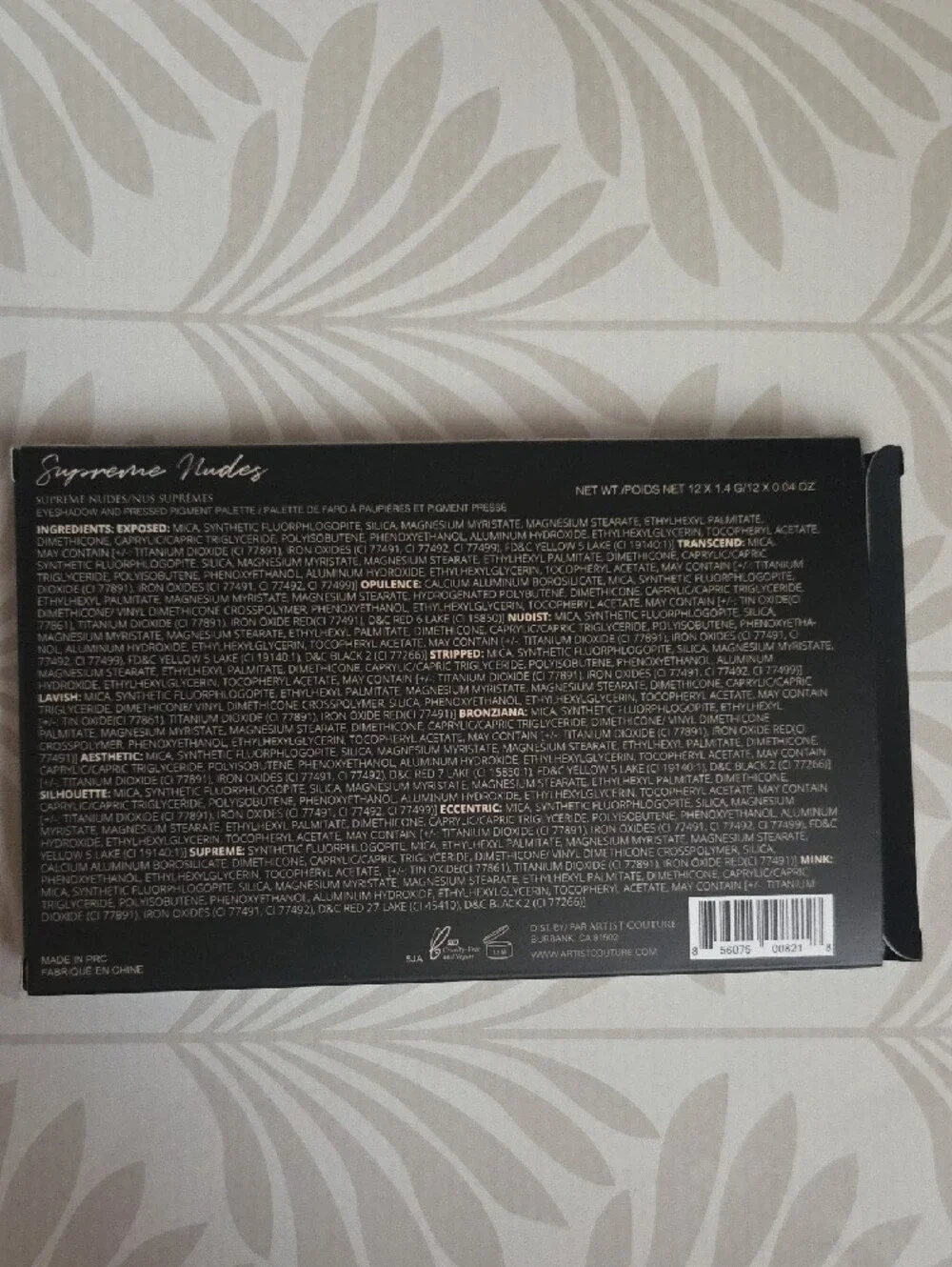 Artist Couture Supreme Nudes Eyeshadow Palette